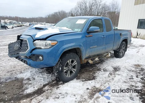 2019 Toyota Tacoma Trd Sport из США, поврежденный, VIN 5TFSZ5AN7KX184918